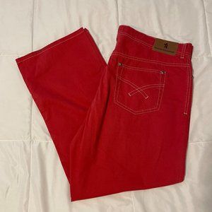 Bugatchi Sport Chinos in Red, Size 40x34. Never worn!